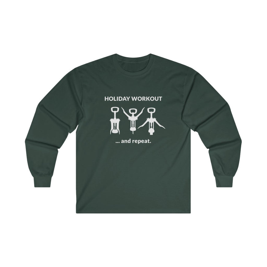 Holiday Workout Long Sleeve Tee