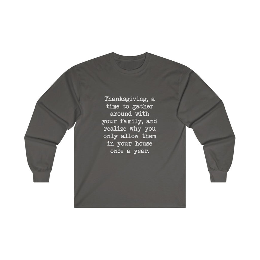 Thanksgiving Gathering Long Sleeve Tee
