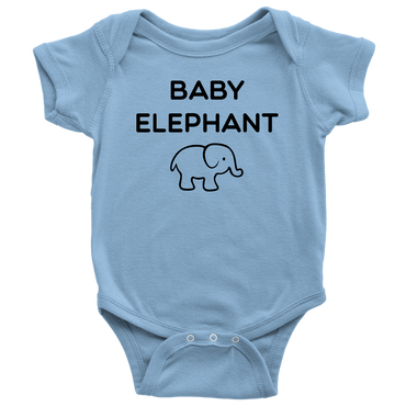 Baby Elephant Infant Onesie
