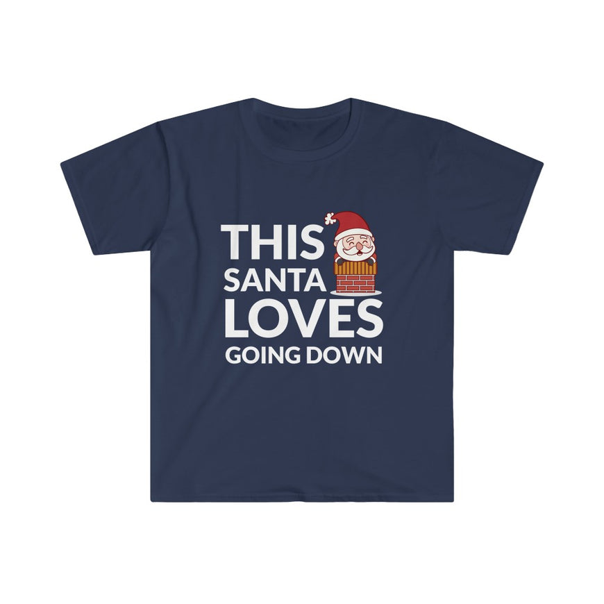 Santa Loves Going Down T-Shirt