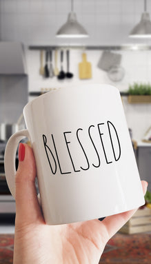 Blessed Funny Office Coffee Mug