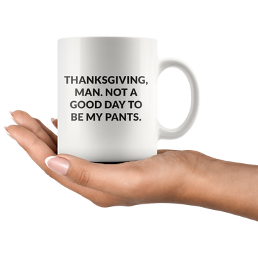 Thanksgiving, Man Coffee Mug