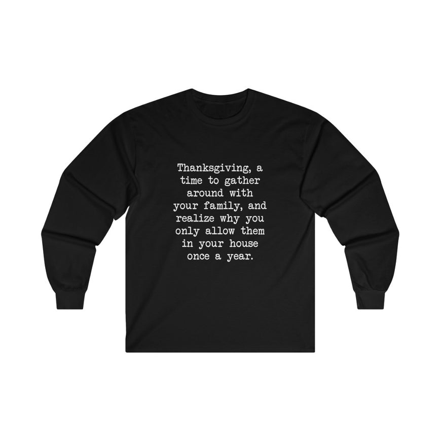 Thanksgiving Gathering Long Sleeve Tee