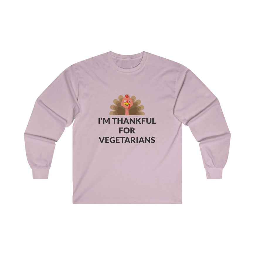 Thankful For Vegetarians Long Sleeve Tee