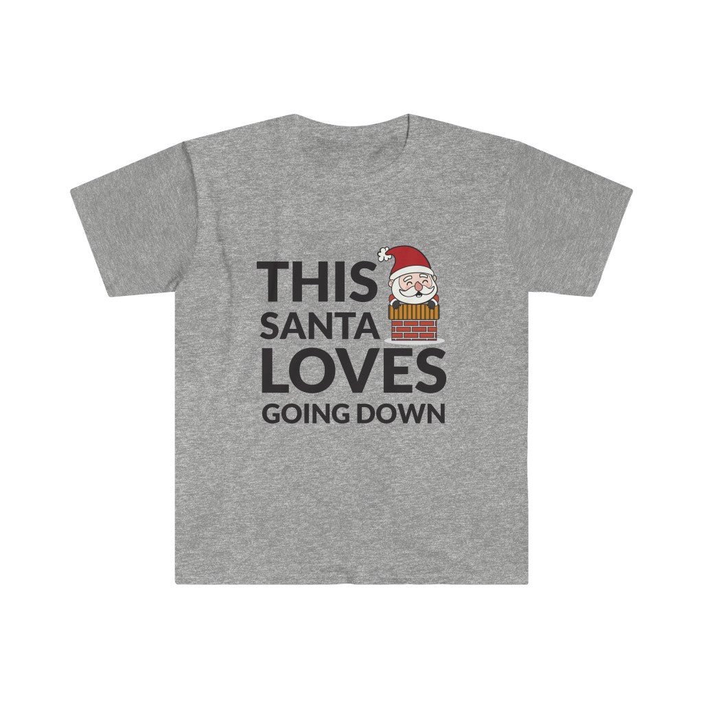 Santa Loves Going Down T-Shirt