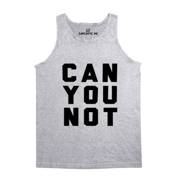 Can You Not Gray Unisex Tank Top | Sarcastic Me