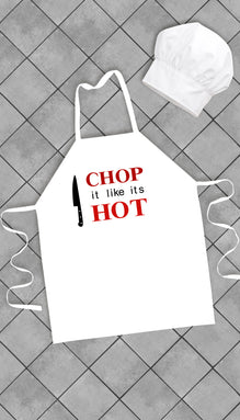 Chop It Like It's Hot Funny Kitchen Apron