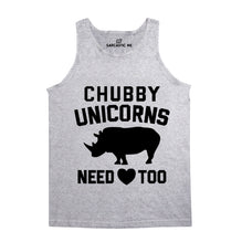 Chubby Unicorns Need Love Too Unisex Tank Top