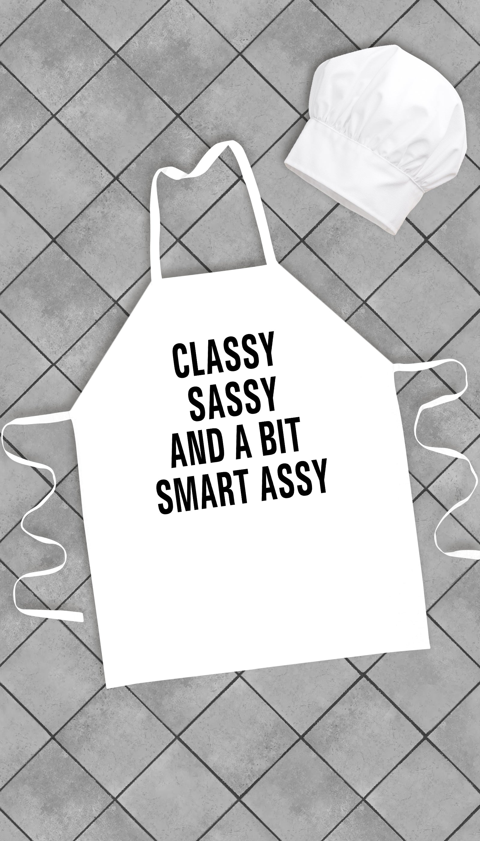 Classy Sassy And A Bit Smart Assy Funny Kitchen Apron | Sarcastic Me