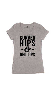 Curved Hips And Red Lips Women's T-shirt
