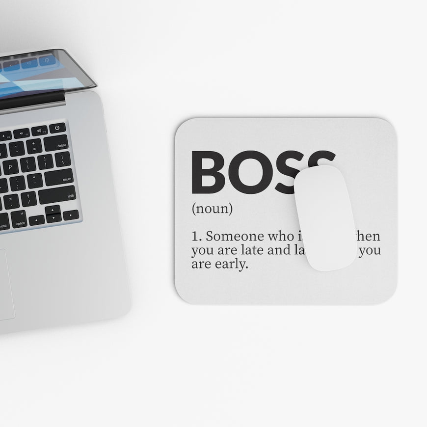 Boss (Noun) Mouse Pad