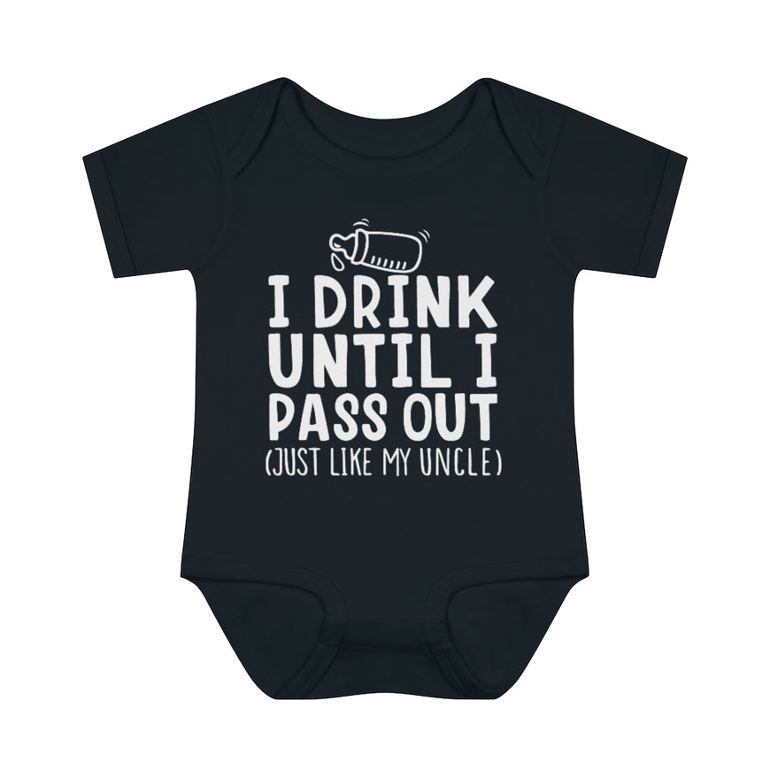 I Drink Like My Uncle Infant Onesie