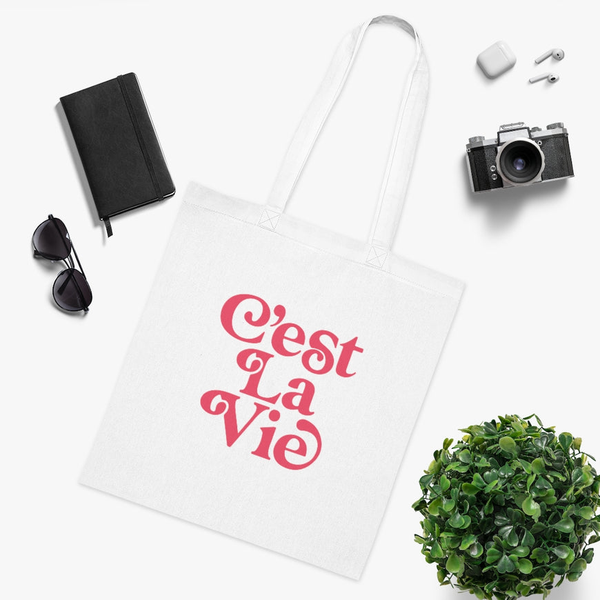 C'est La Vie Tote Bag