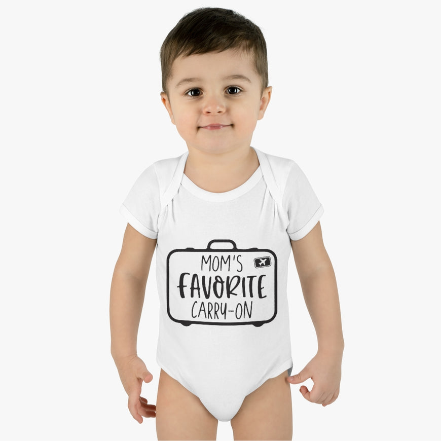 Mom's Favorite Carry-On Infant Onesie