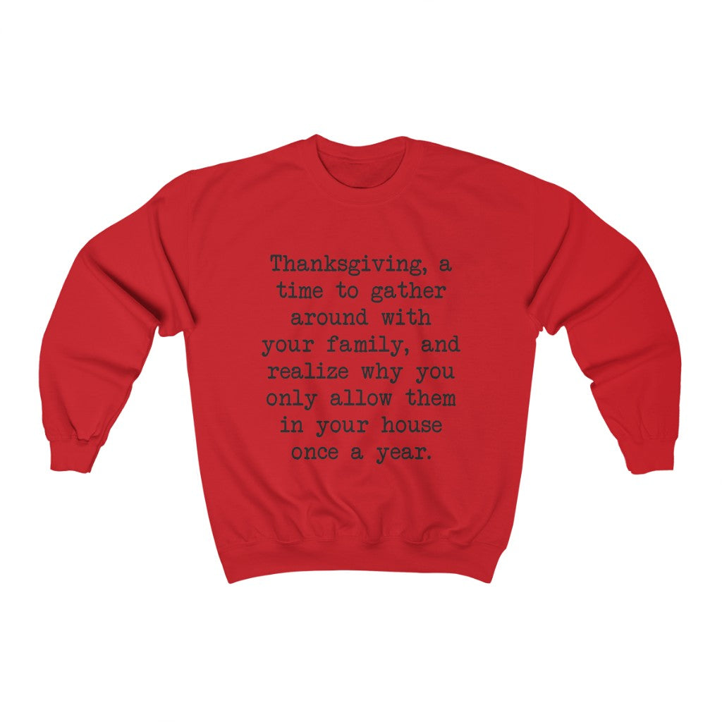 Thanksgiving Gathering Crewneck Sweatshirt