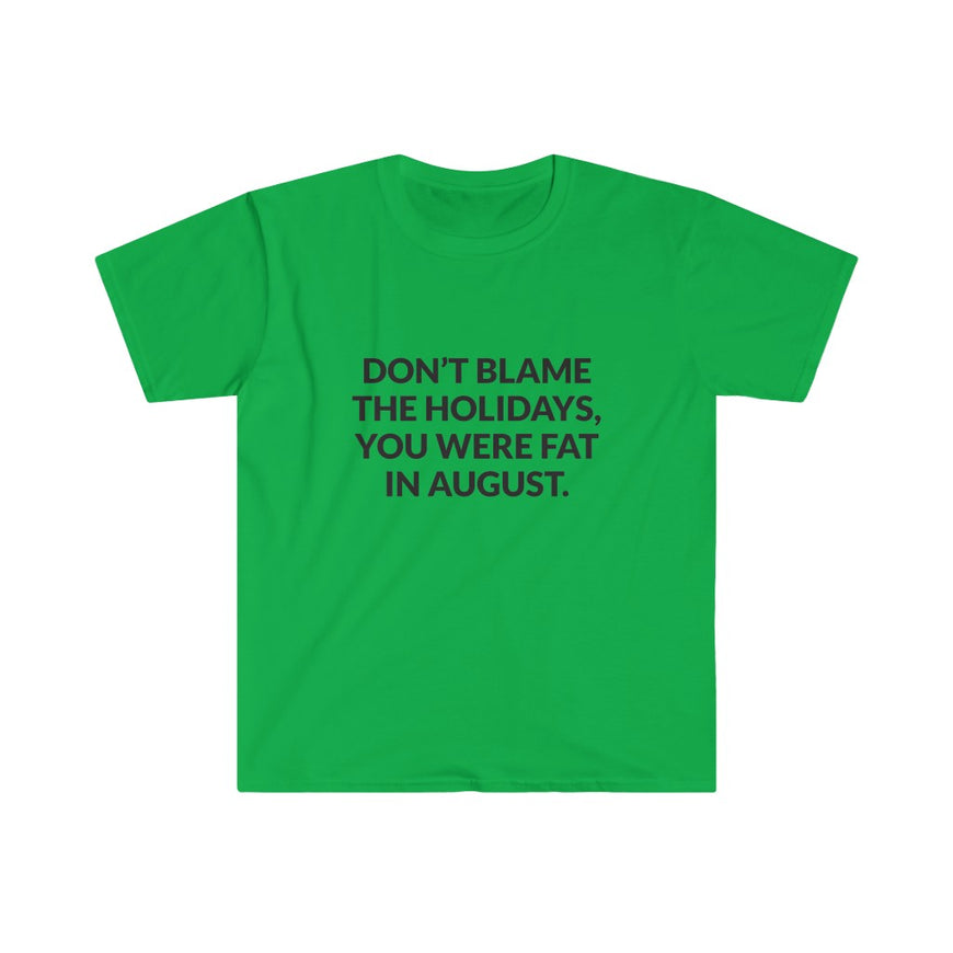 Dont Blame The Holidays T-Shirt
