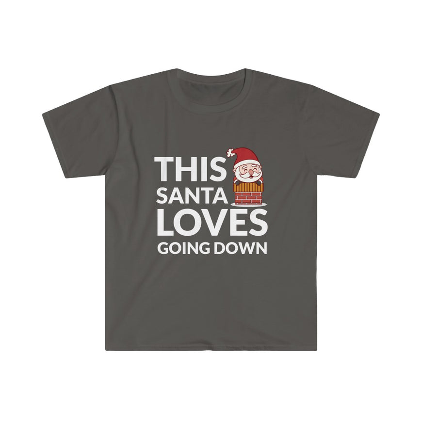 Santa Loves Going Down T-Shirt