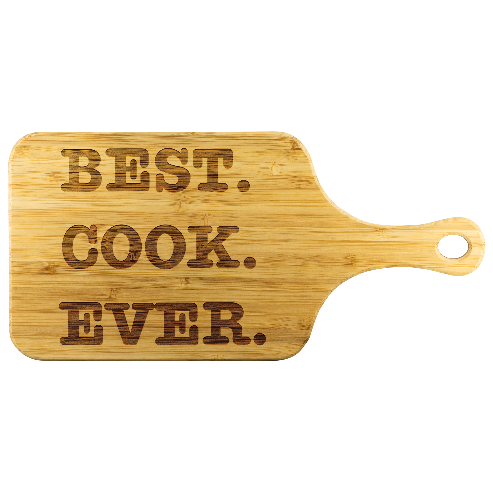 Best Cook Ever Funny Wood Cutting Board