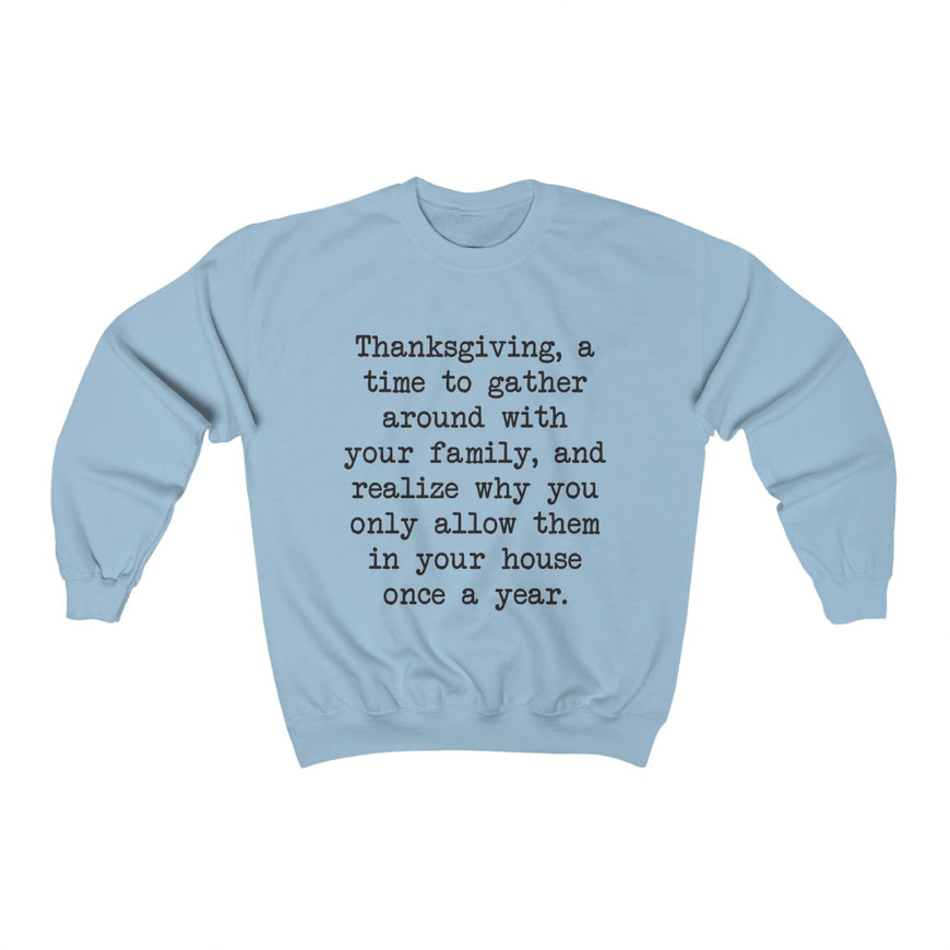 Thanksgiving Gathering Crewneck Sweatshirt