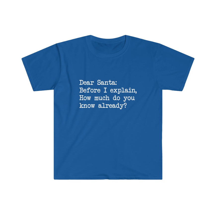 Dear Santa, Let Me Explain T-Shirt