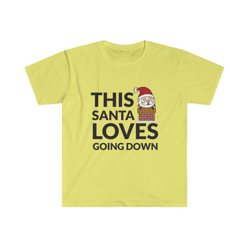 Santa Loves Going Down T-Shirt