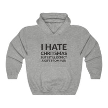 I Hate Christmas Hooded Sweatshirt