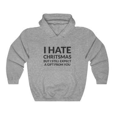 I Hate Christmas Hooded Sweatshirt