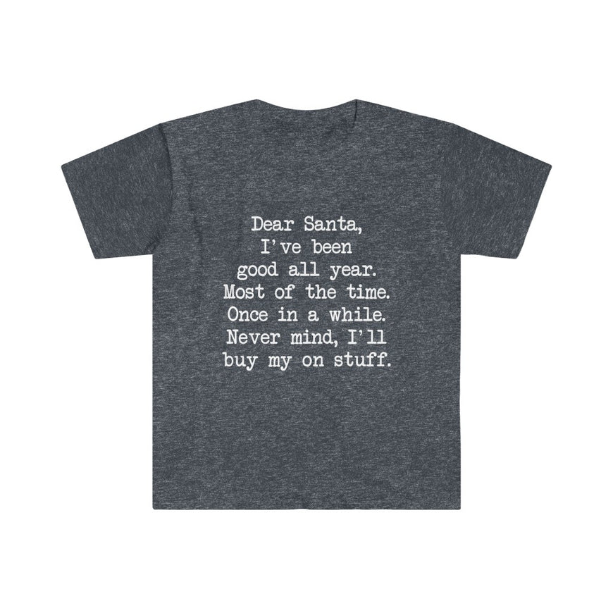 Dear Santa, I'll Buy My Own Stuff T-Shirt