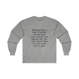 Thanksgiving Gathering Long Sleeve Tee