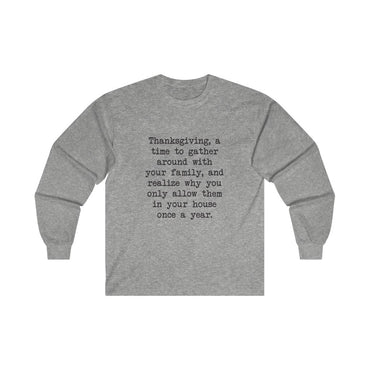 Thanksgiving Gathering Long Sleeve Tee