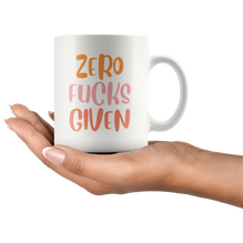 Zero F*cks Given Coffee Mug