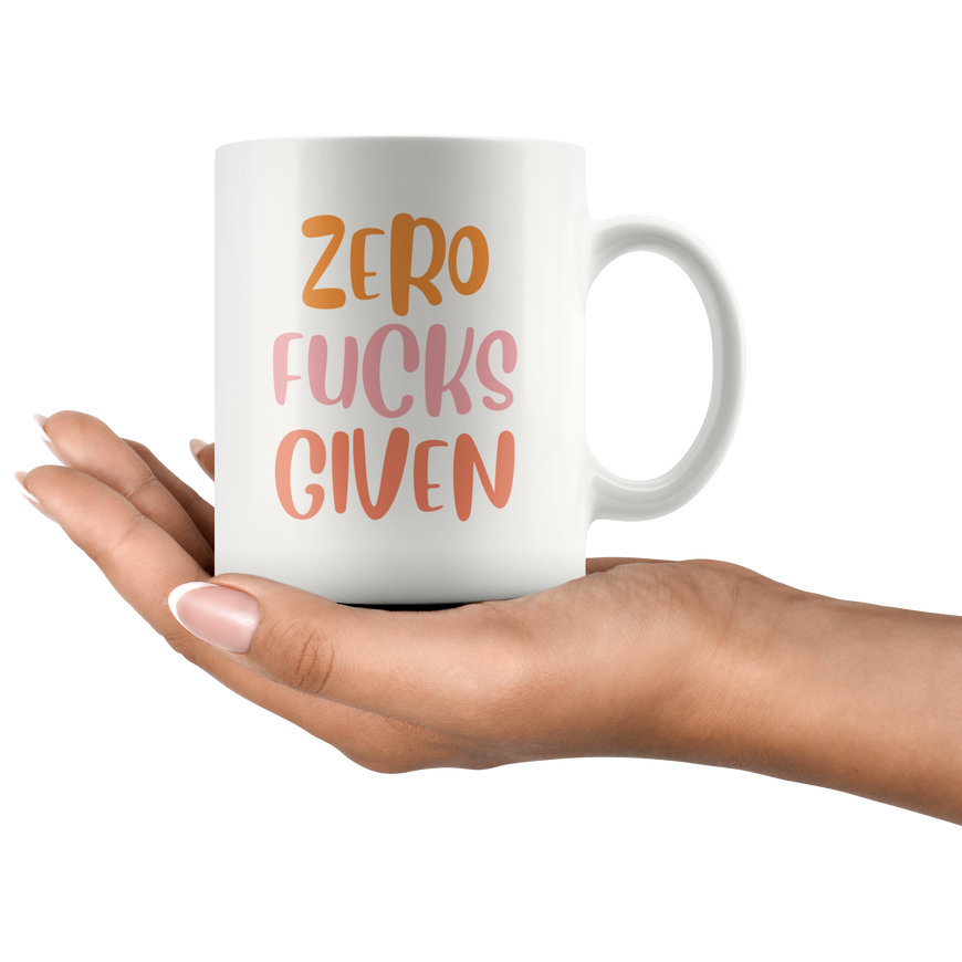 Zero F*cks Given Coffee Mug