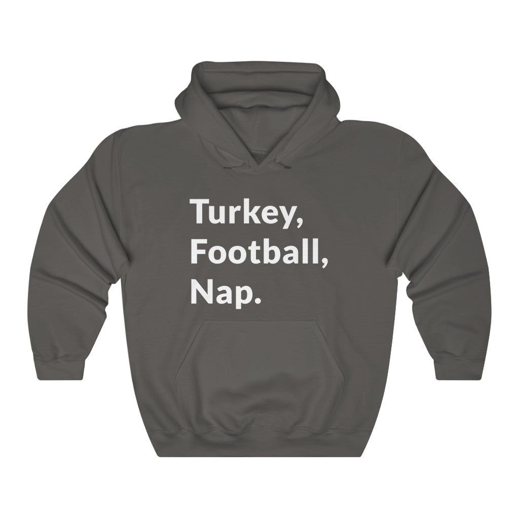 Turkey, Football, Nap Hooded Sweatshirt