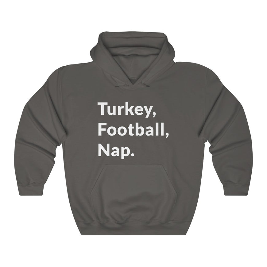 Turkey, Football, Nap Hooded Sweatshirt