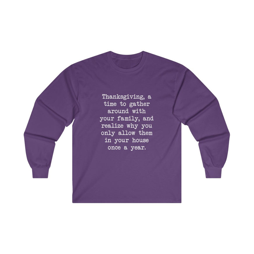 Thanksgiving Gathering Long Sleeve Tee