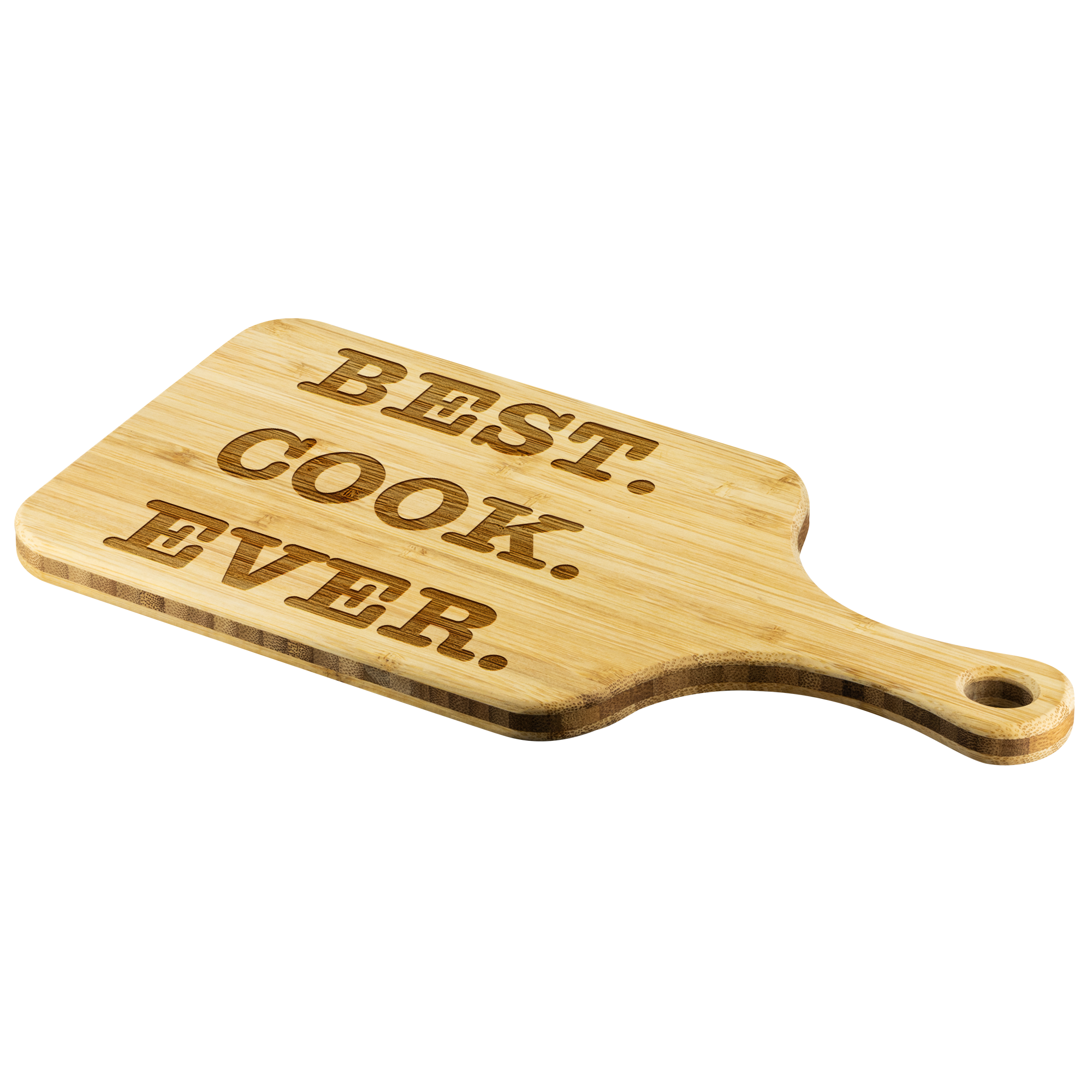 Best Cook Ever Funny Wood Cutting Board