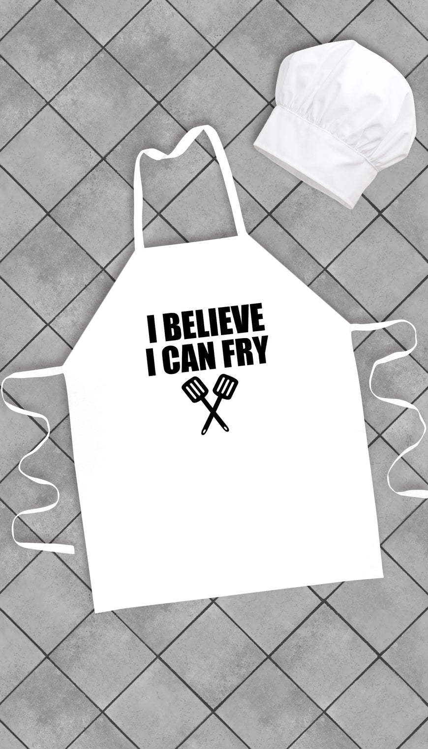 I Believe I Can Fry Funny Kitchen Apron | Sarcastic Me