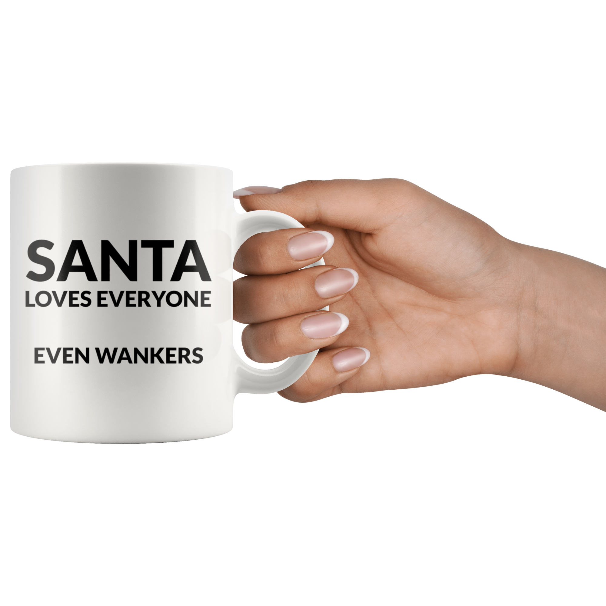 Santa Loves Everyone Coffee Mug
