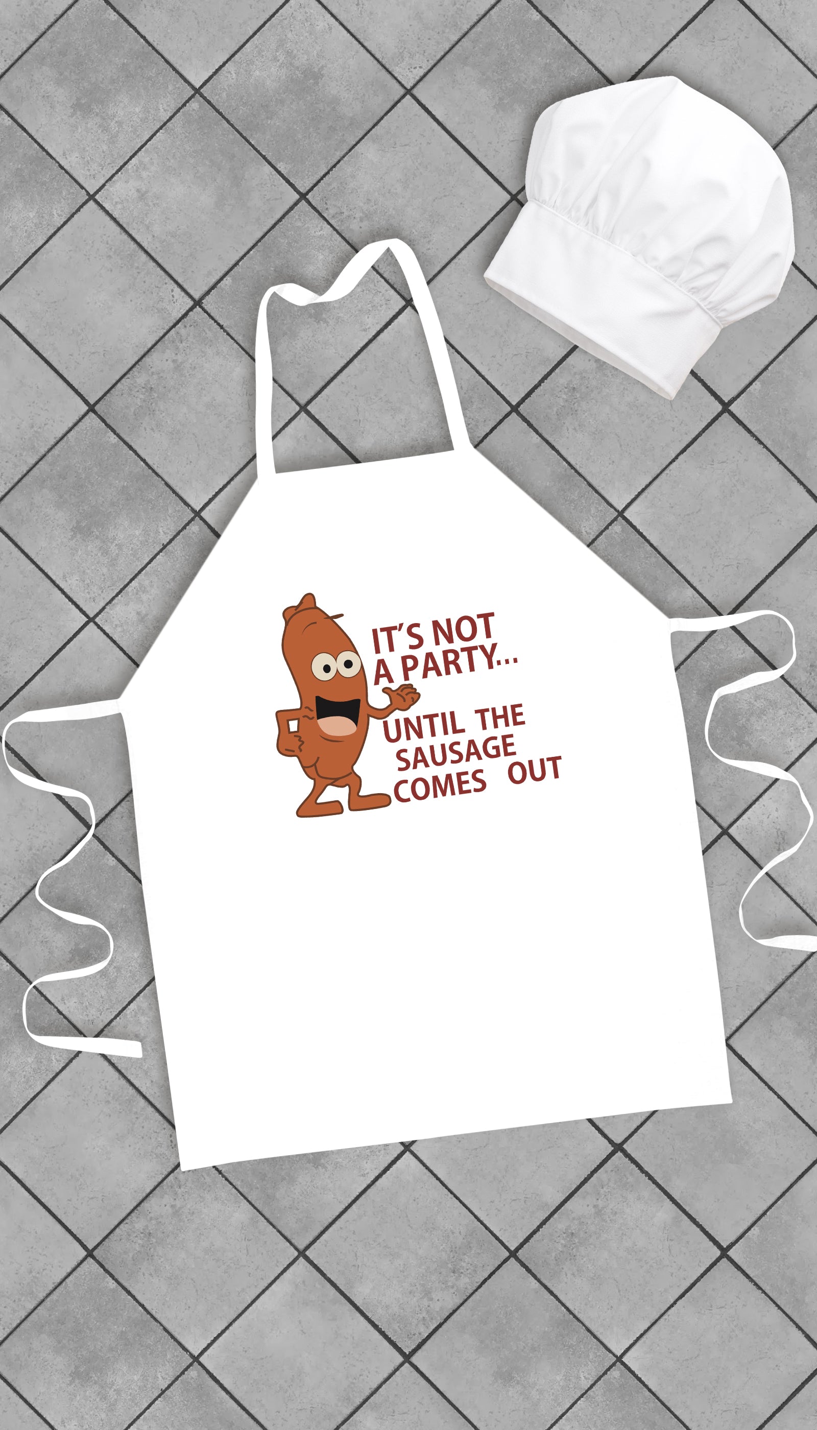 It's Not A Party Funny Kitchen Apron | Sarcastic Me