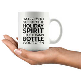 Trying To Get Into The Holiday Spirit Coffee Mug