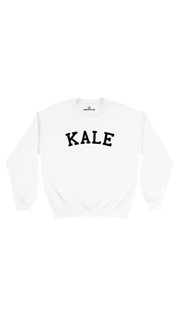 Kale White Unisex Pullover Sweatshirt | Sarcastic Me