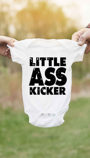 Little Ass Kicker Cute & Funny Baby Infant Onesie | Sarcastic ME