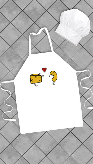 Mac & Cheese Love Funny Kitchen Apron | Sarcastic Me