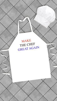 Make The Chef Great Again Funny Kitchen Apron