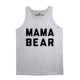 Mama Bear Gray Unisex Tank Top | Sarcastic Me