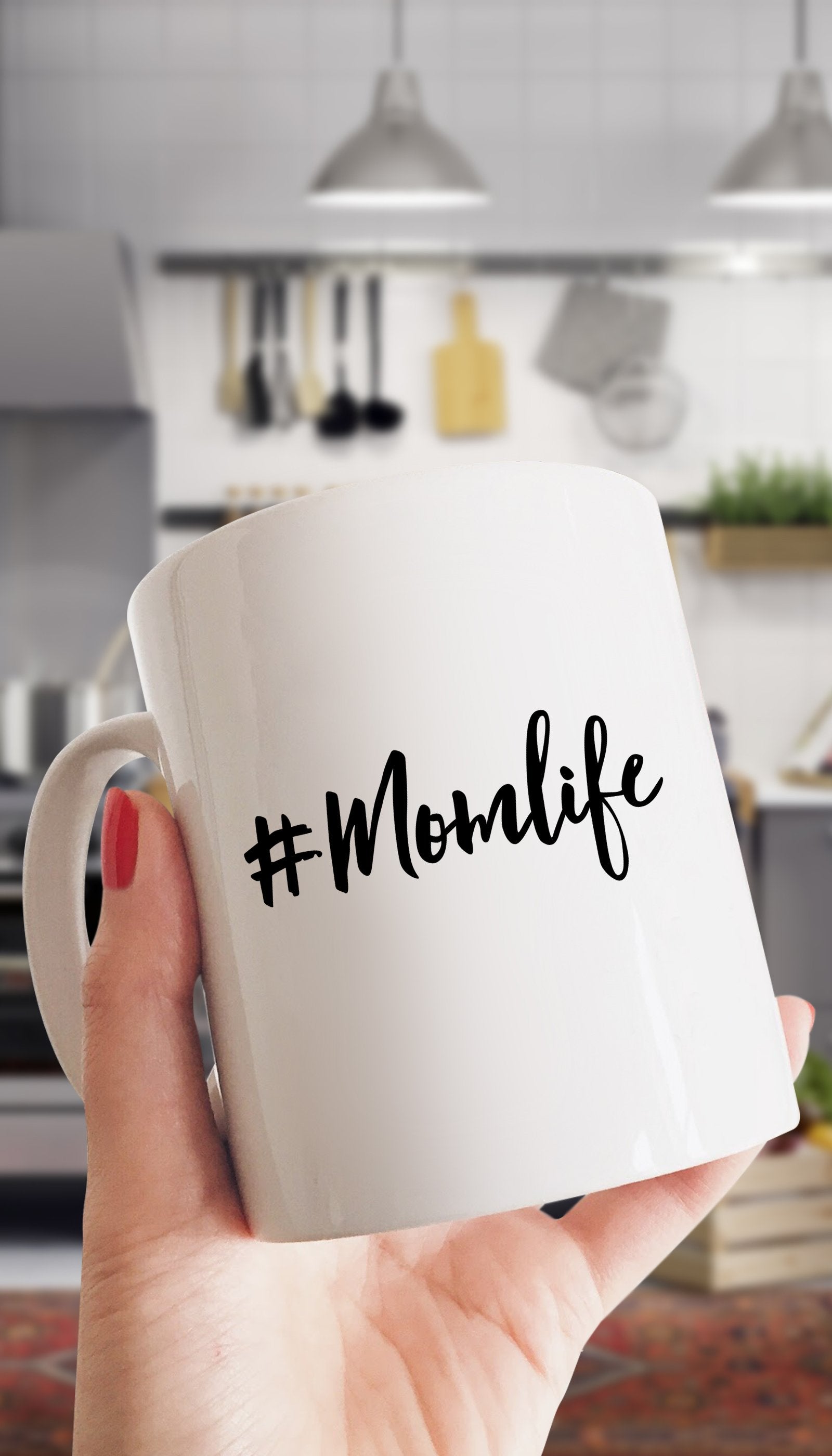 #Momlife White Mug | Sarcastic Me