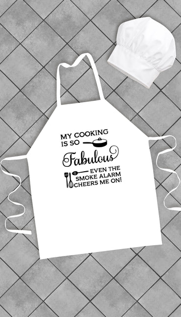 My Cooking Is So Fabulous Funny Kitchen Apron | Sarcastic Me