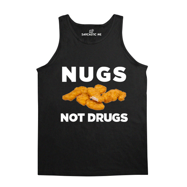 Nugs Not Drugs Black Unisex Tank Top | Sarcastic Me