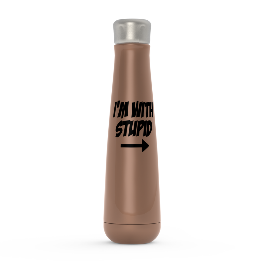 I'm With Stupid Peristyle Water Bottles