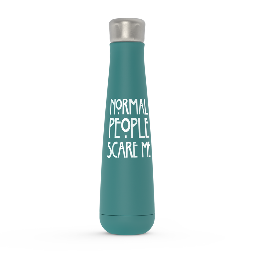 Normal People Scare Me Peristyle Water Bottles